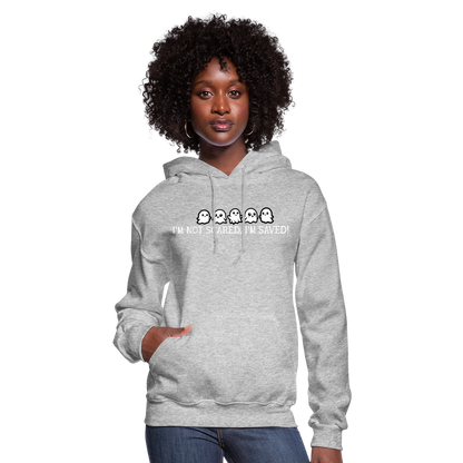 I'm Not Scared I'm Saved (W) Women's Hoodie - heather gray