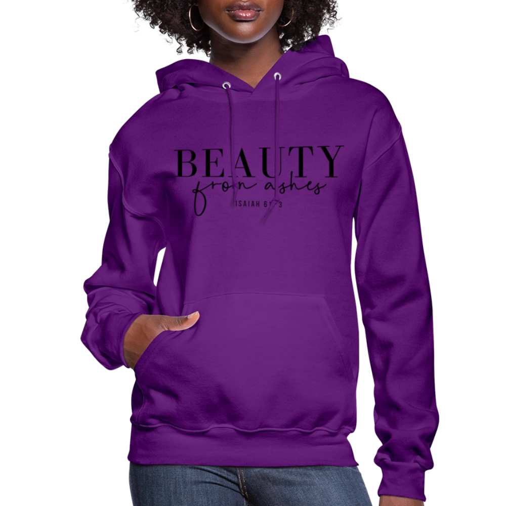 Beauty from Ashes Women's Hoodie - purple