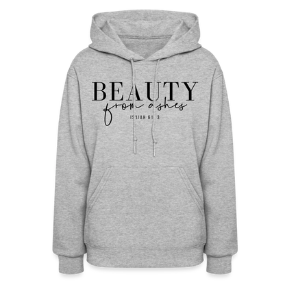 Beauty from Ashes Women's Hoodie - heather gray