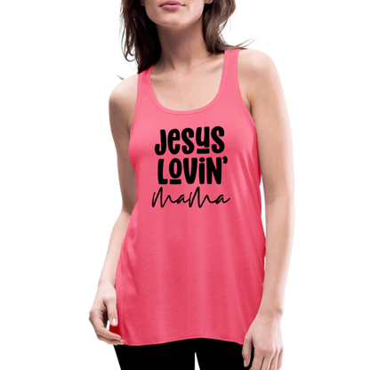 Jesus Lovin' Mama Women's Tank - neon pink