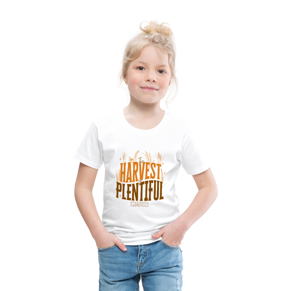 The Harvest is Plentiful (Color) Toddler T-Shirt - white