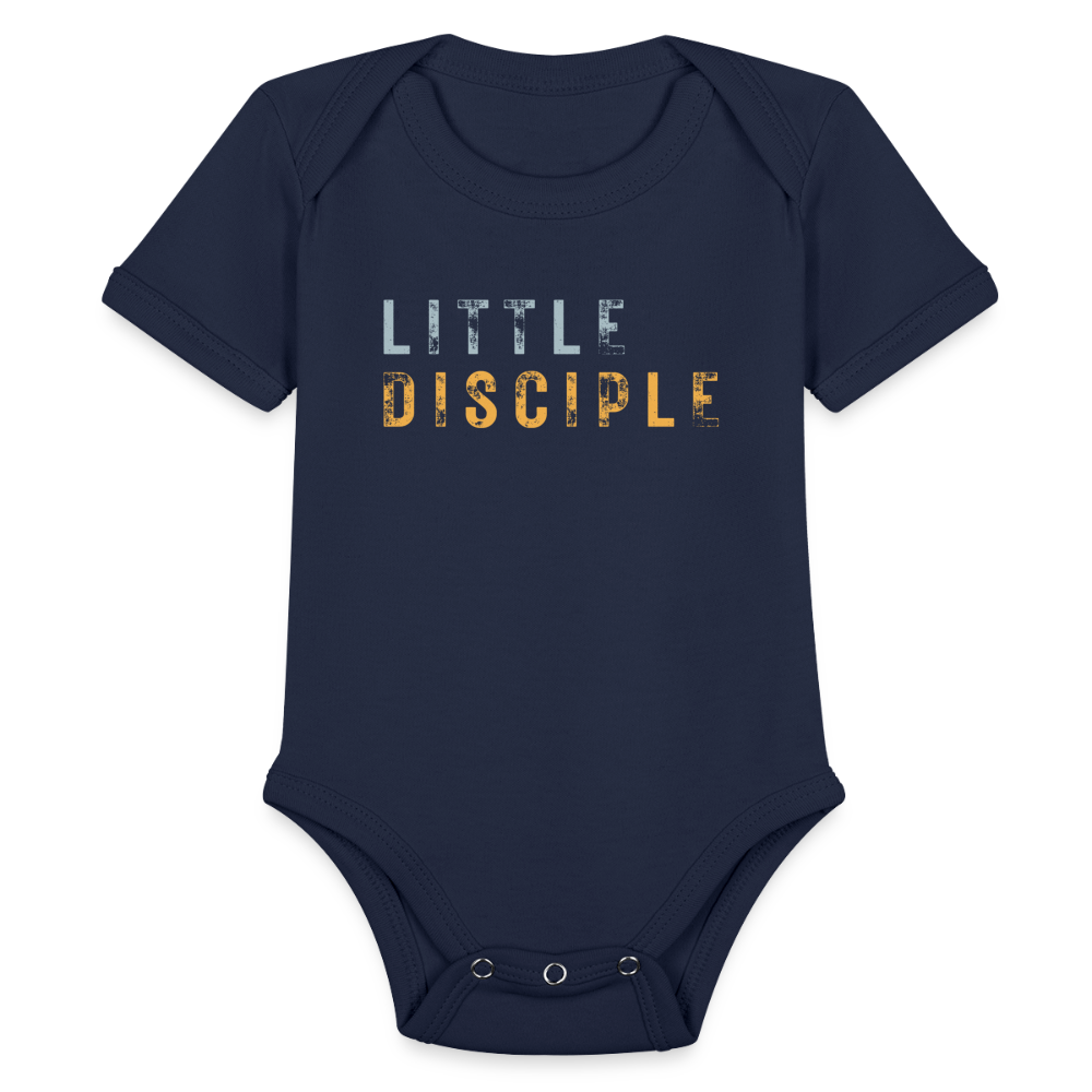 Little Disciple (Color) Baby Onesie Bodysuit - dark navy