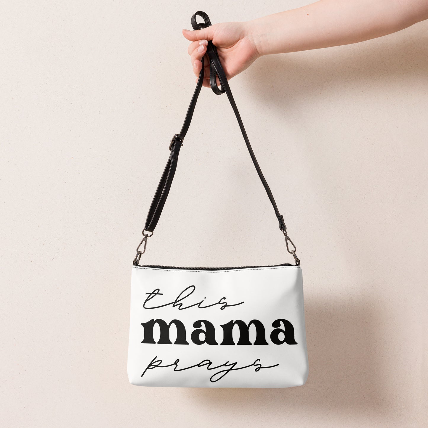 This Mama Pray Crossbody Bag