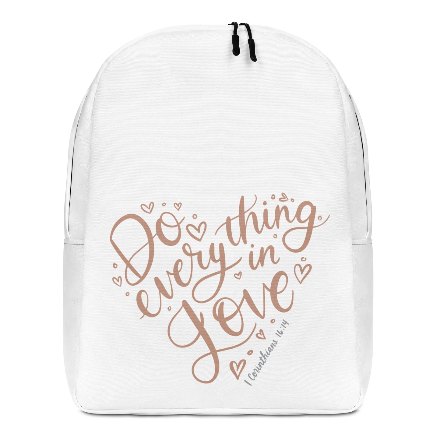 Do Everything in Love Minimalist Backpack