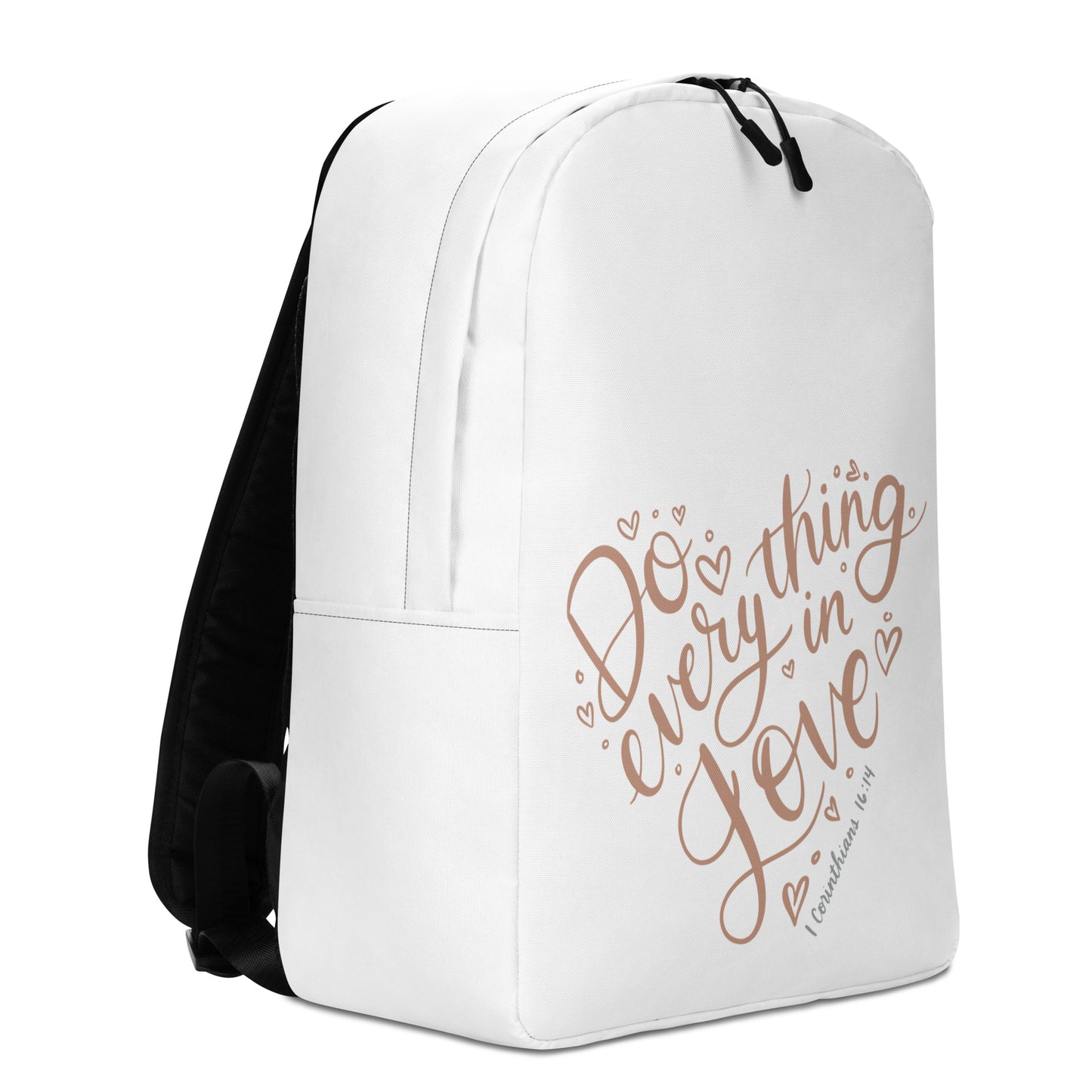 Do Everything in Love Minimalist Backpack