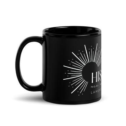 His Mercies are New Every Morning Black Glossy Mug