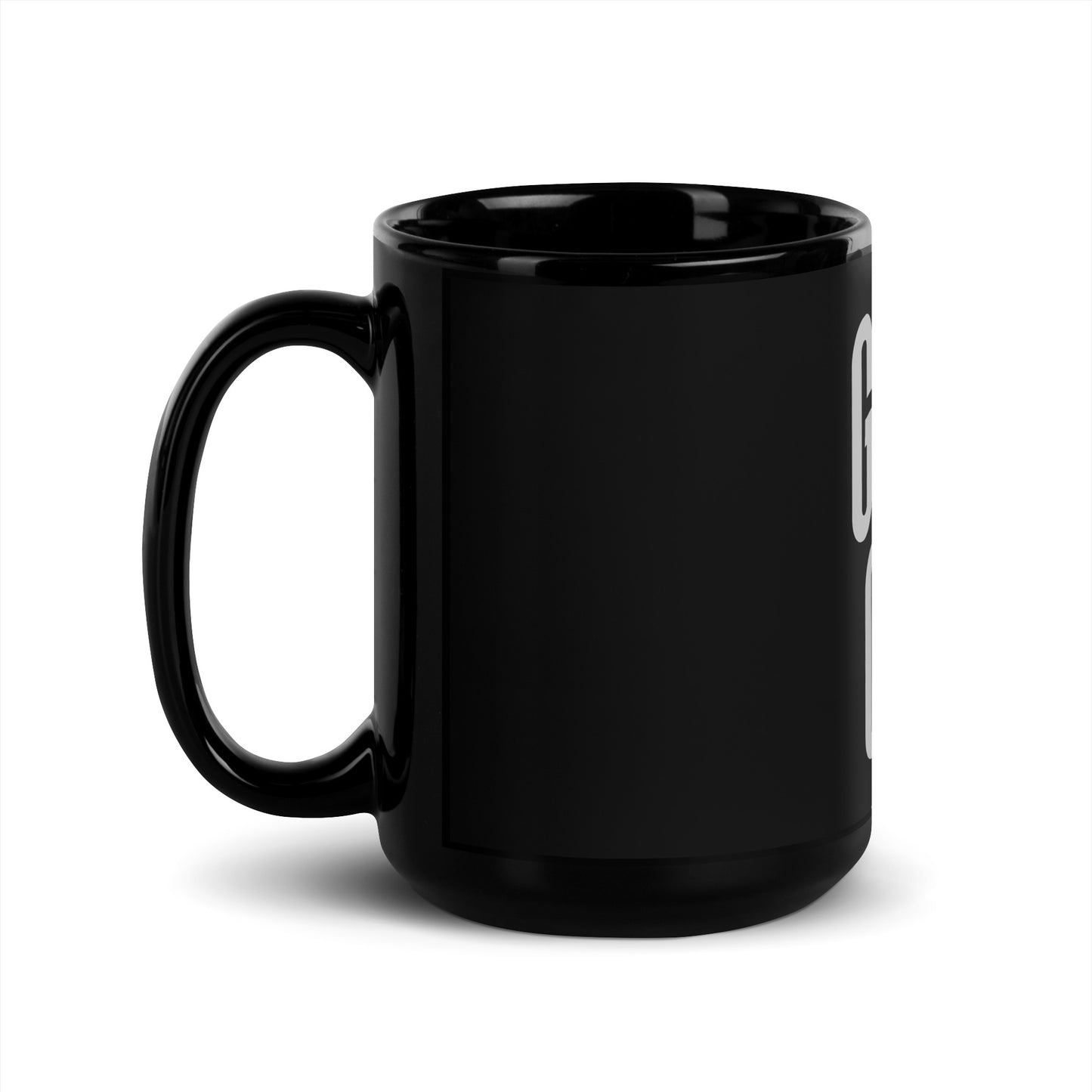 God is Good all the Time Black Glossy Mug