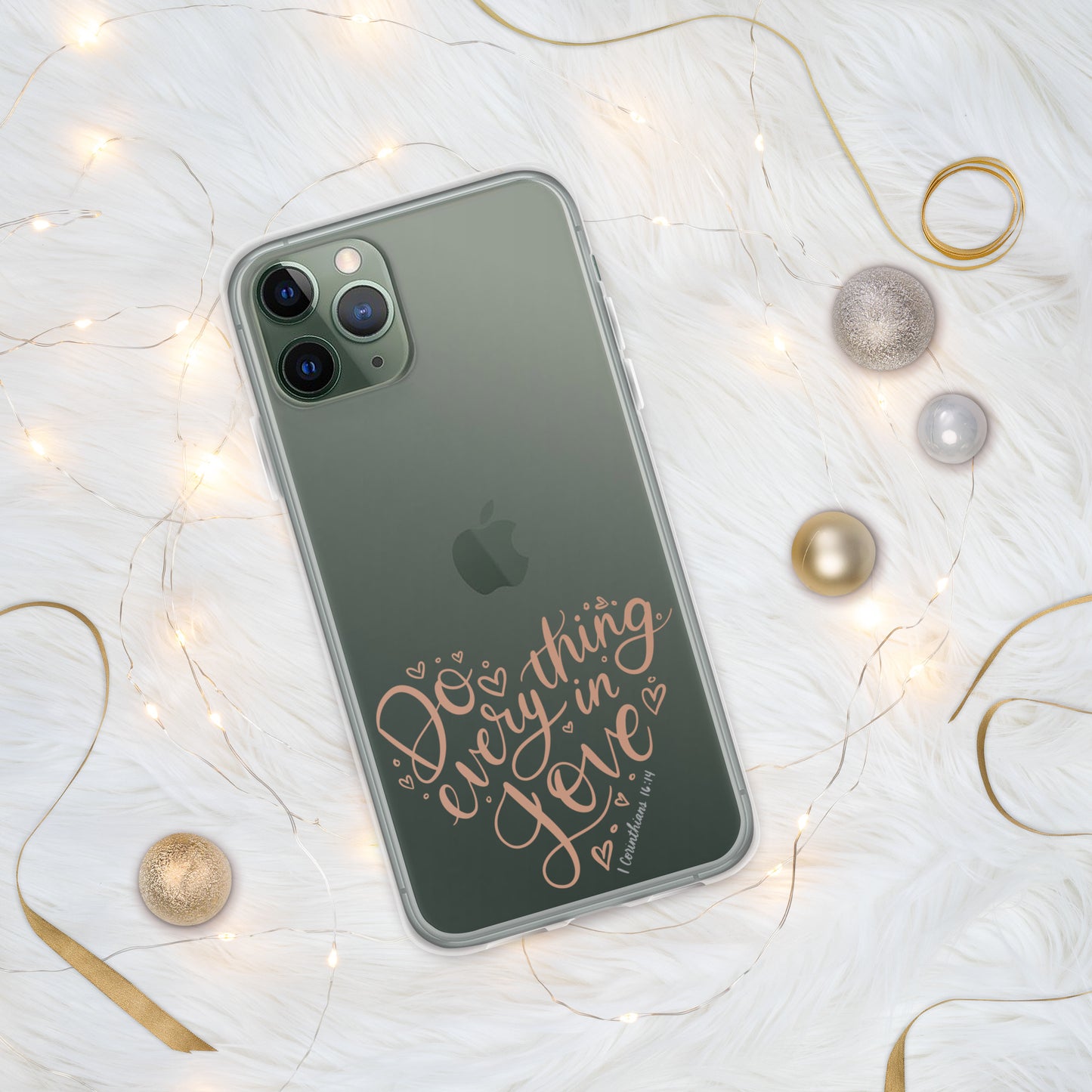 Do Everything in Love Clear Case for iPhone®