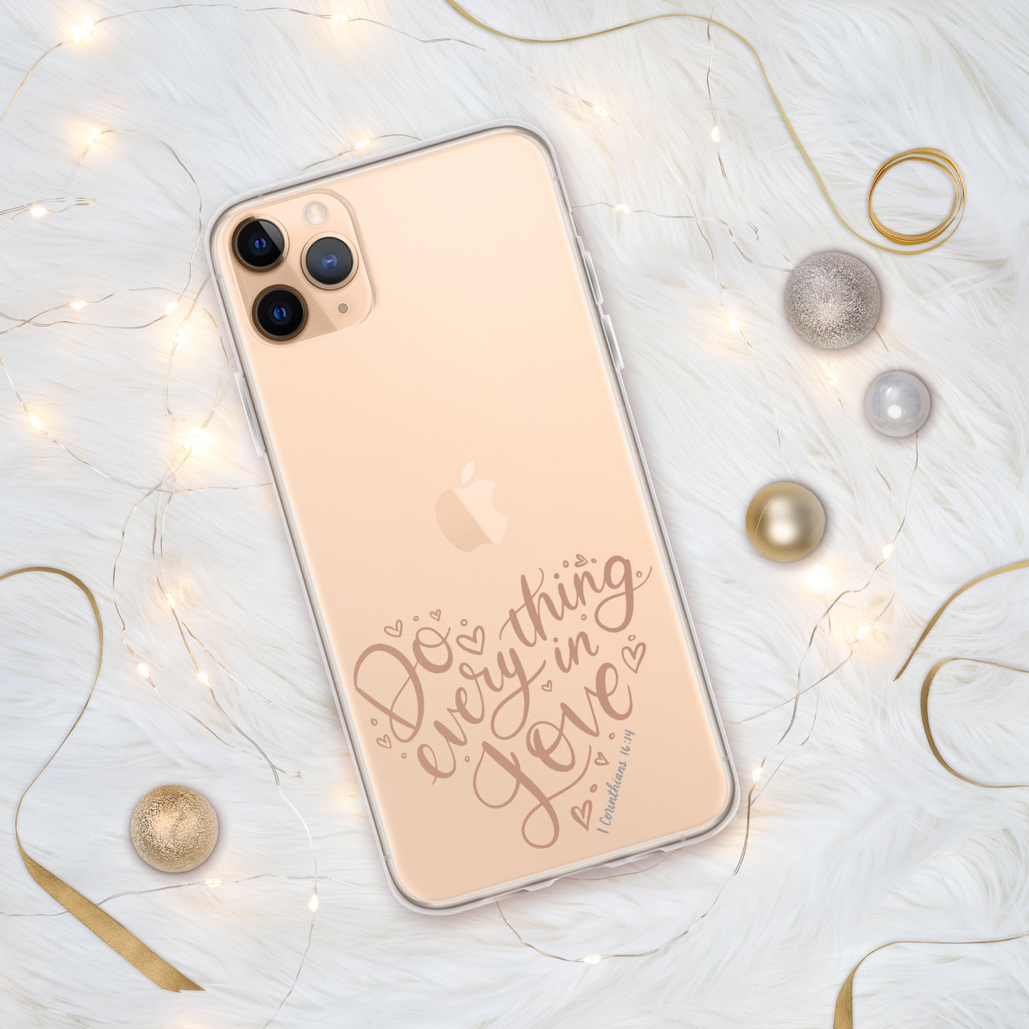 Do Everything in Love Clear Case for iPhone®