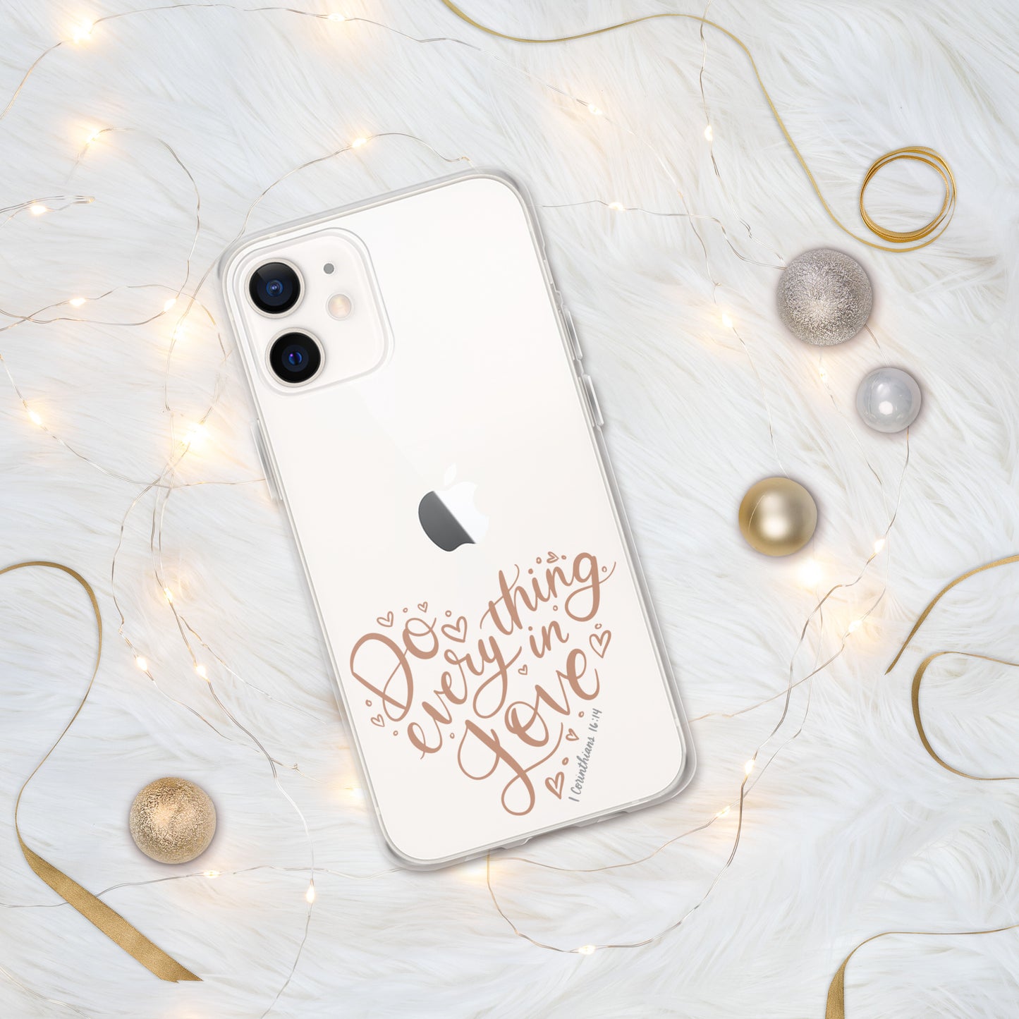 Do Everything in Love Clear Case for iPhone®