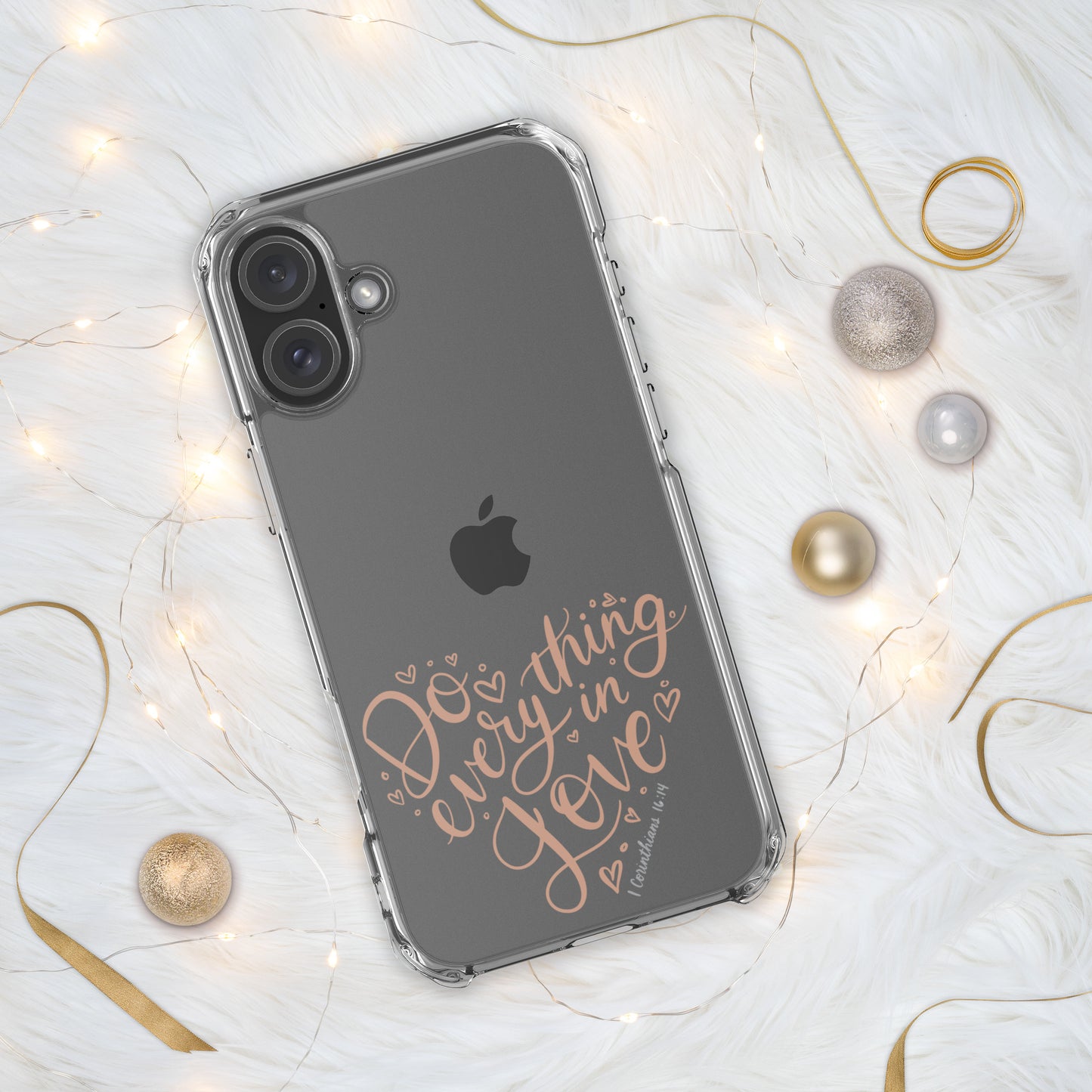 Do Everything in Love Clear Case for iPhone®