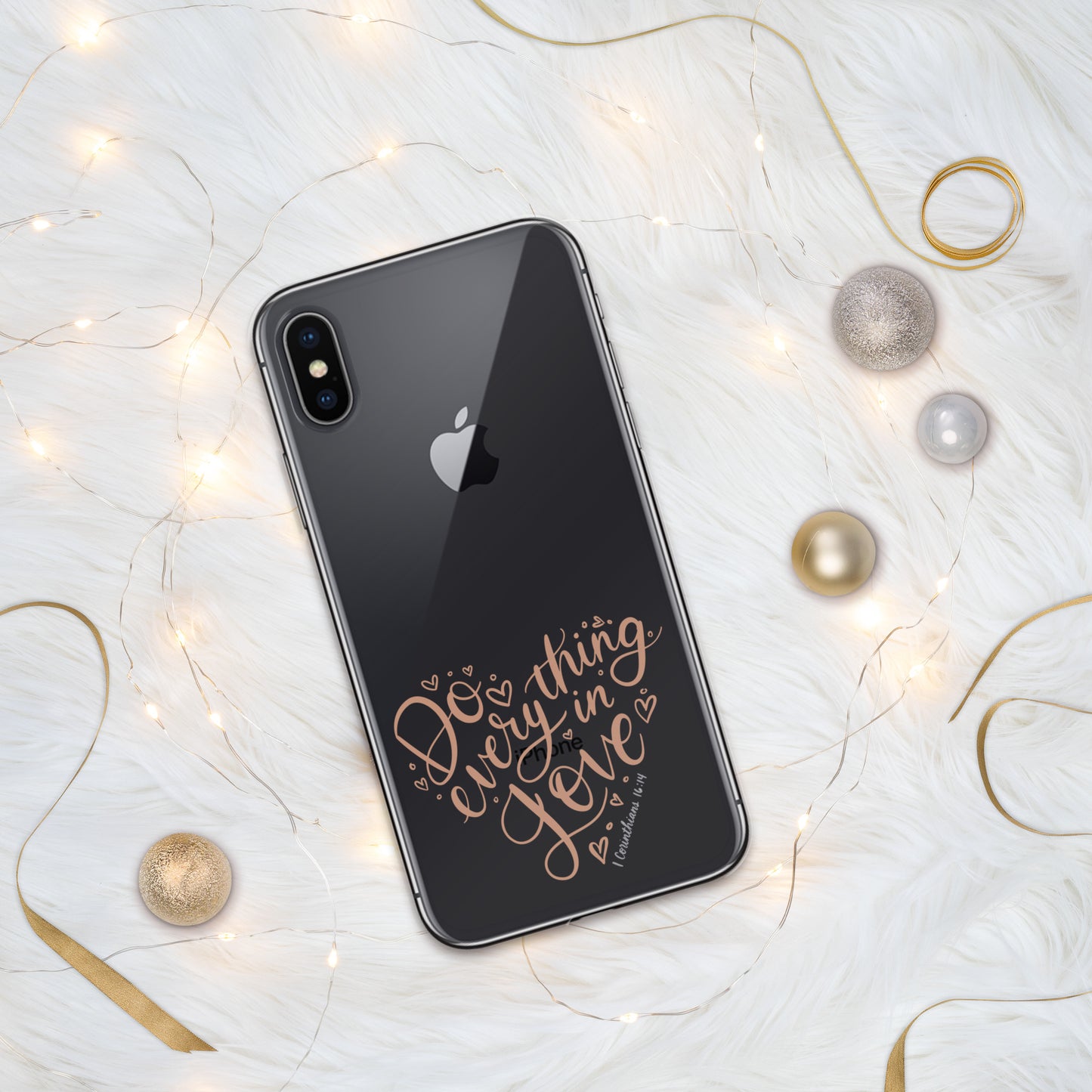 Do Everything in Love Clear Case for iPhone®