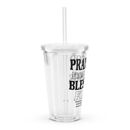 Praise God from Whom All Blessings Flow Clear Plastic Tumbler