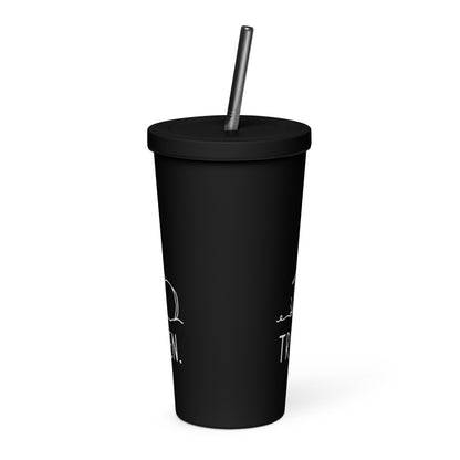 True Story He is Risen Insulated Tumbler with a Straw