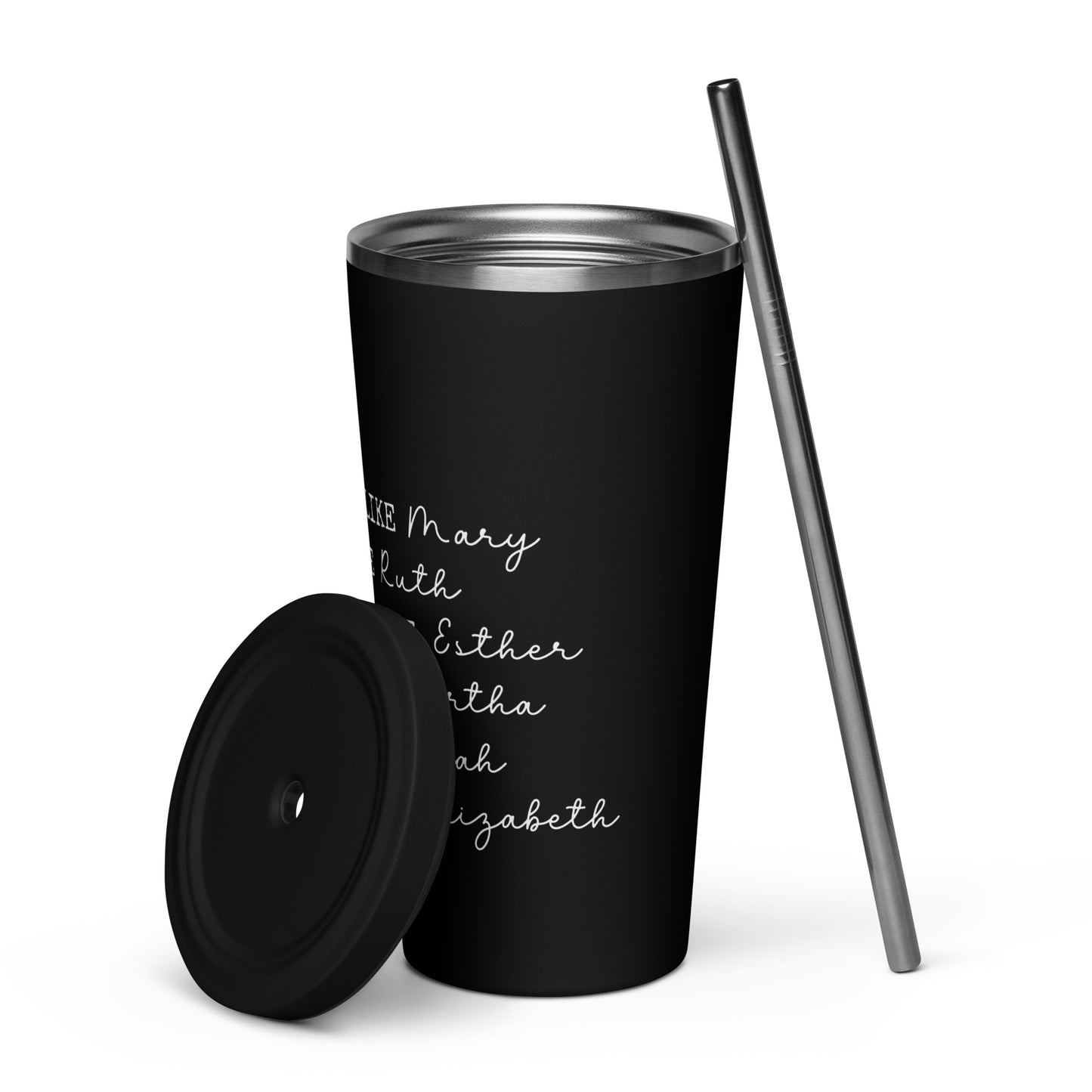 Women of the Faith Insulated Tumbler with a Straw