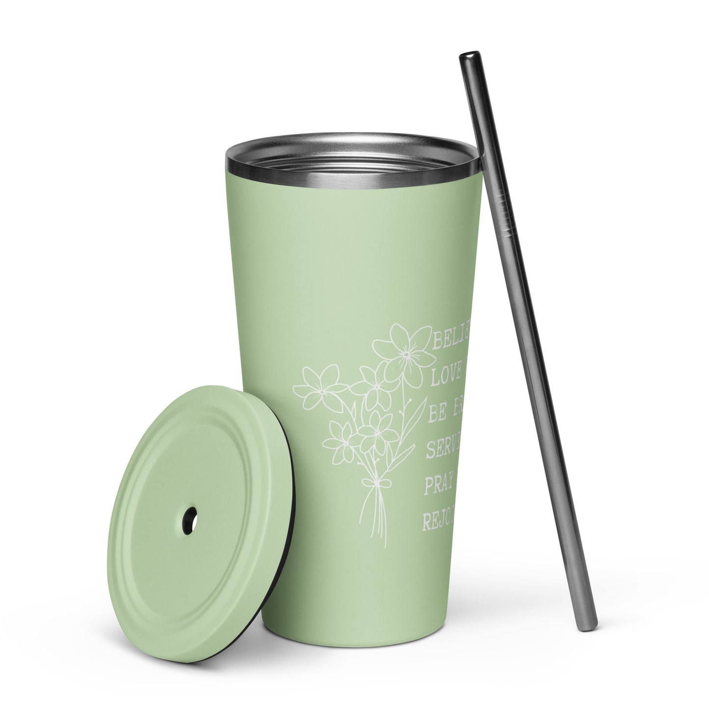 Women of the Faith Insulated Tumbler with a Straw