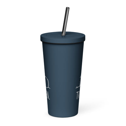 True Story He is Risen Insulated Tumbler with a Straw