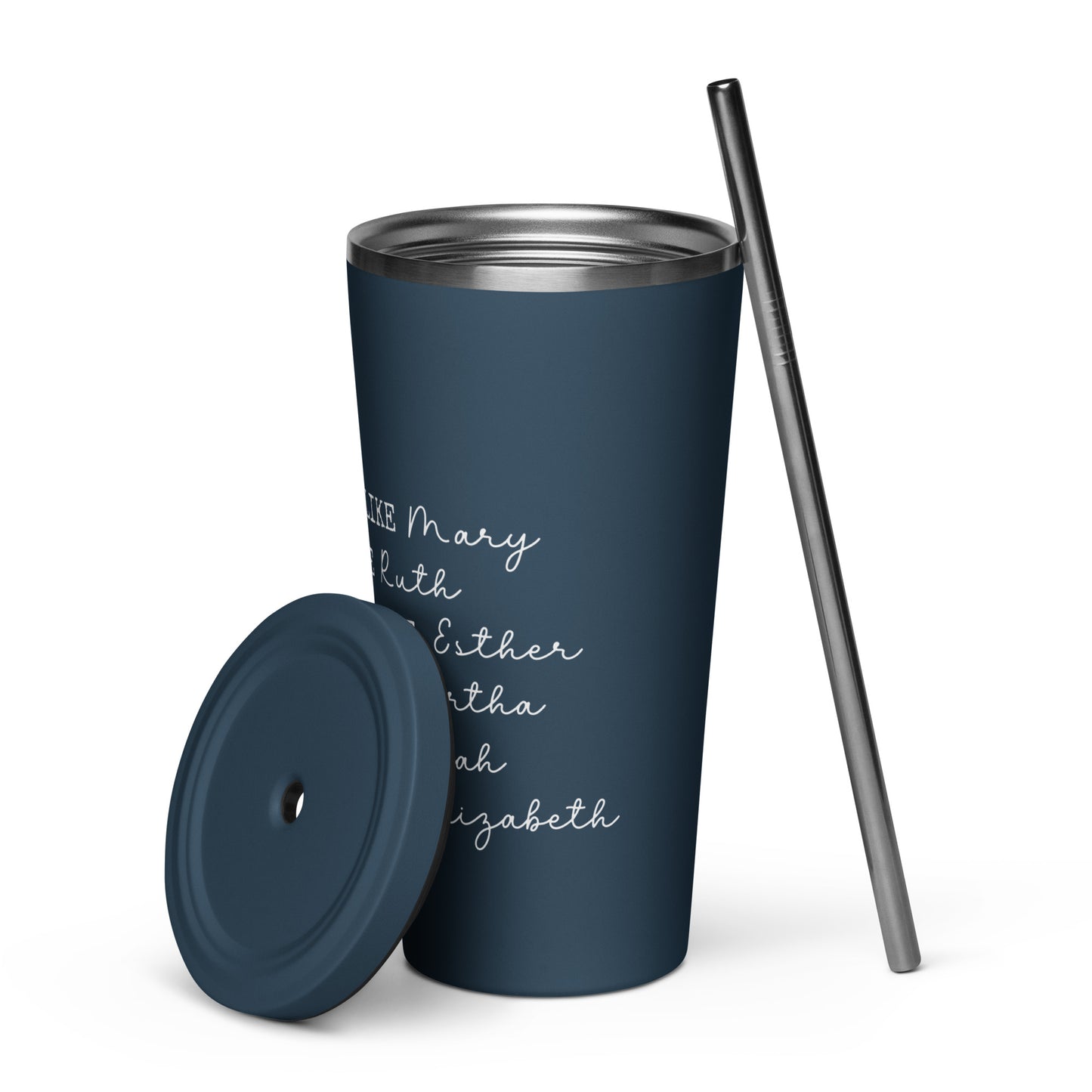 Women of the Faith Insulated Tumbler with a Straw