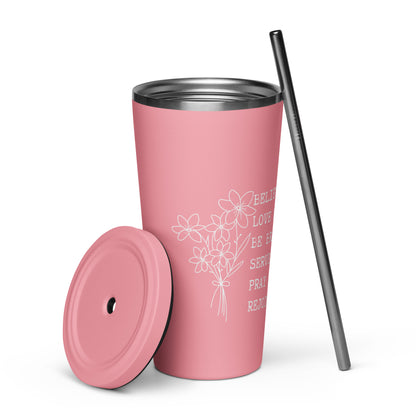 Women of the Faith Insulated Tumbler with a Straw