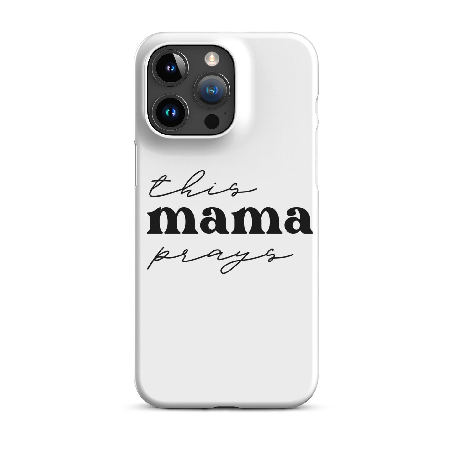 This Mama Prays Snap Case for iPhone®