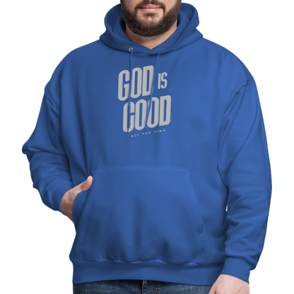 God is Good Men's Hoodie - royal blue