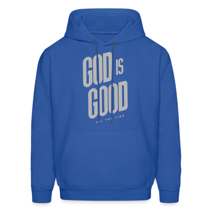 God is Good Men's Hoodie - royal blue