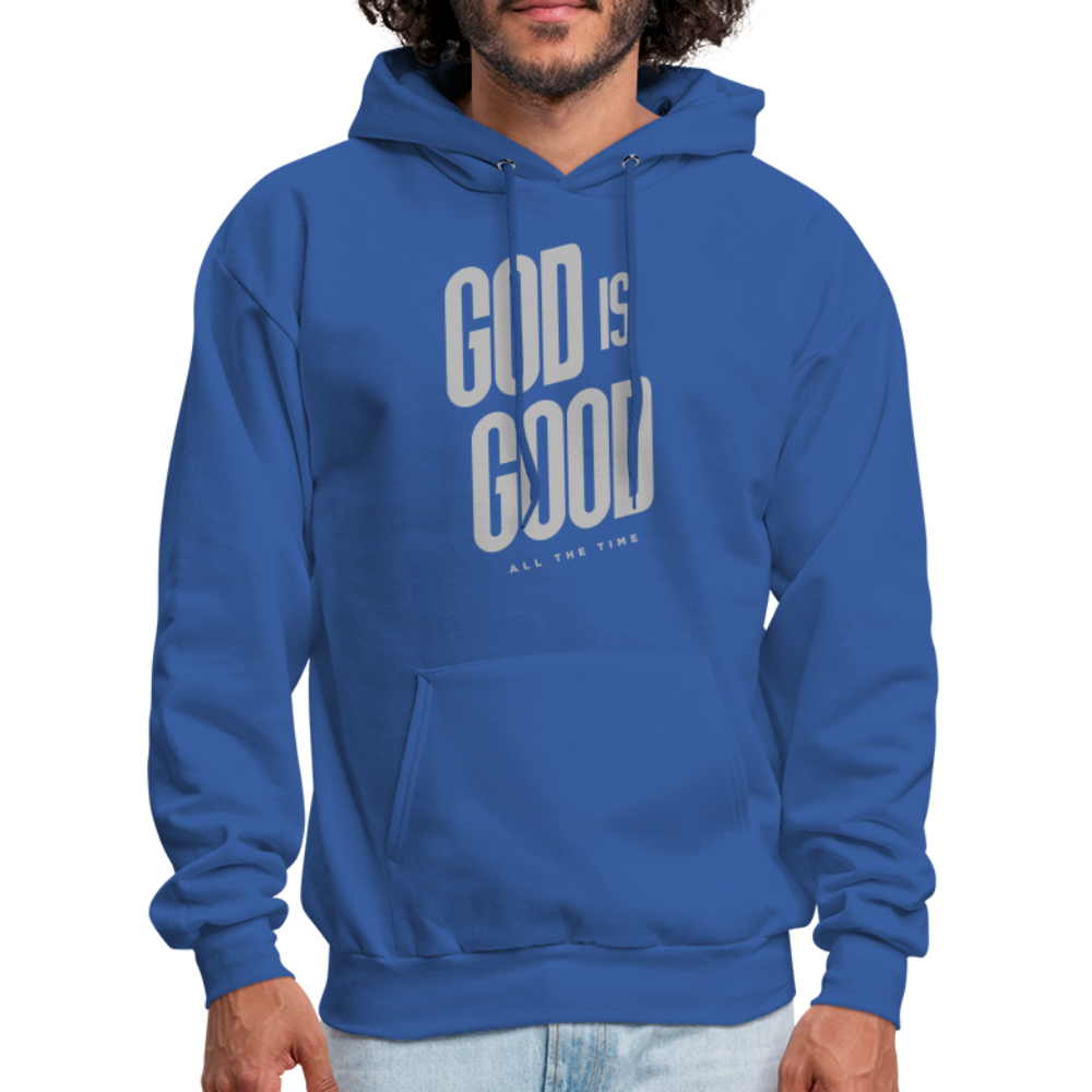 God is Good Men's Hoodie - royal blue