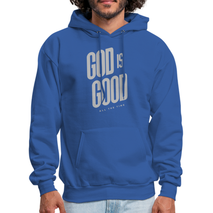 God is Good Men's Hoodie - royal blue