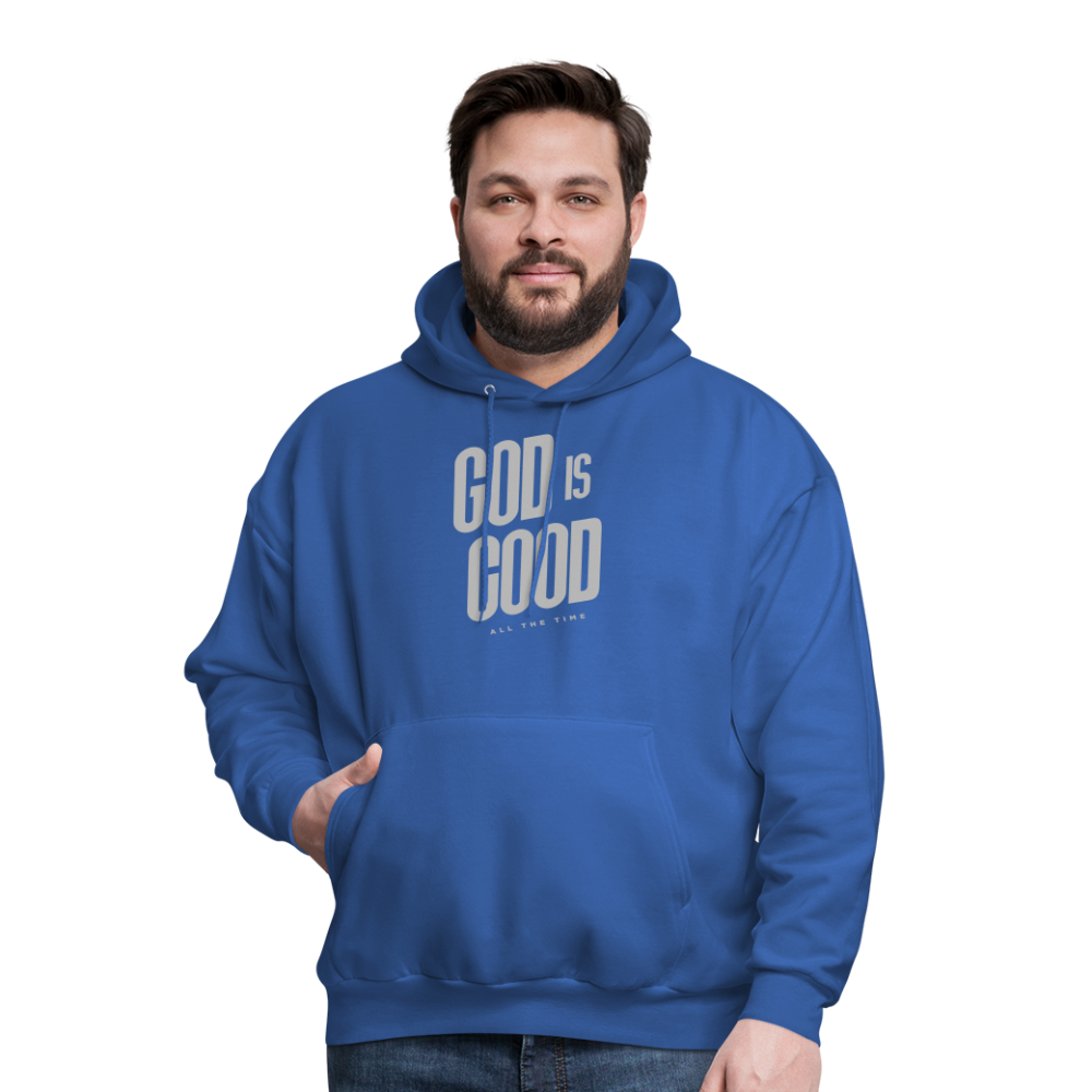 God is Good Men's Hoodie - royal blue