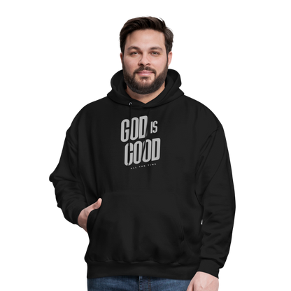 God is Good Men's Hoodie - black