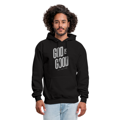 God is Good Men's Hoodie - black