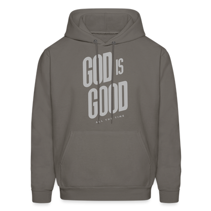 God is Good Men's Hoodie - asphalt gray