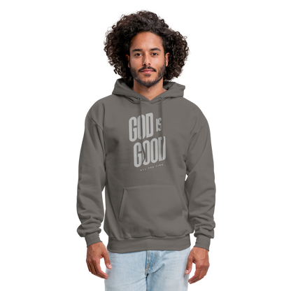 God is Good Men's Hoodie - asphalt gray