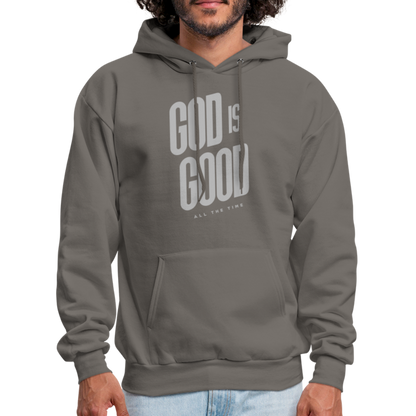 God is Good Men's Hoodie - asphalt gray