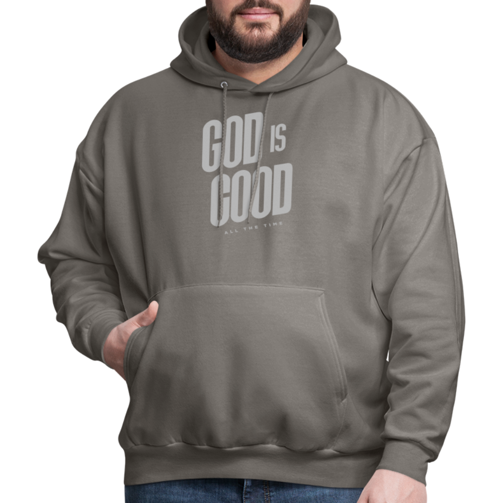 God is Good Men's Hoodie - asphalt gray