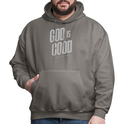 God is Good Men's Hoodie - asphalt gray