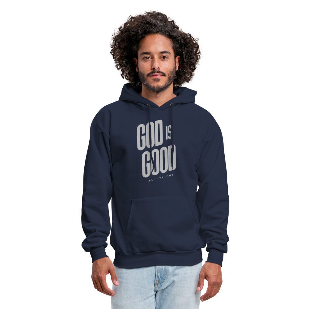 God is Good Men's Hoodie - navy