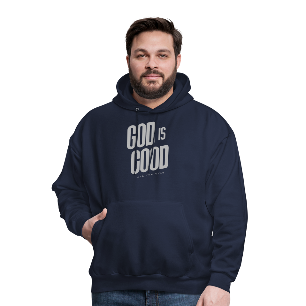 God is Good Men's Hoodie - navy