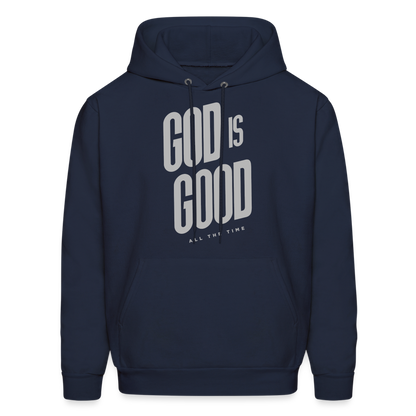 God is Good Men's Hoodie - navy