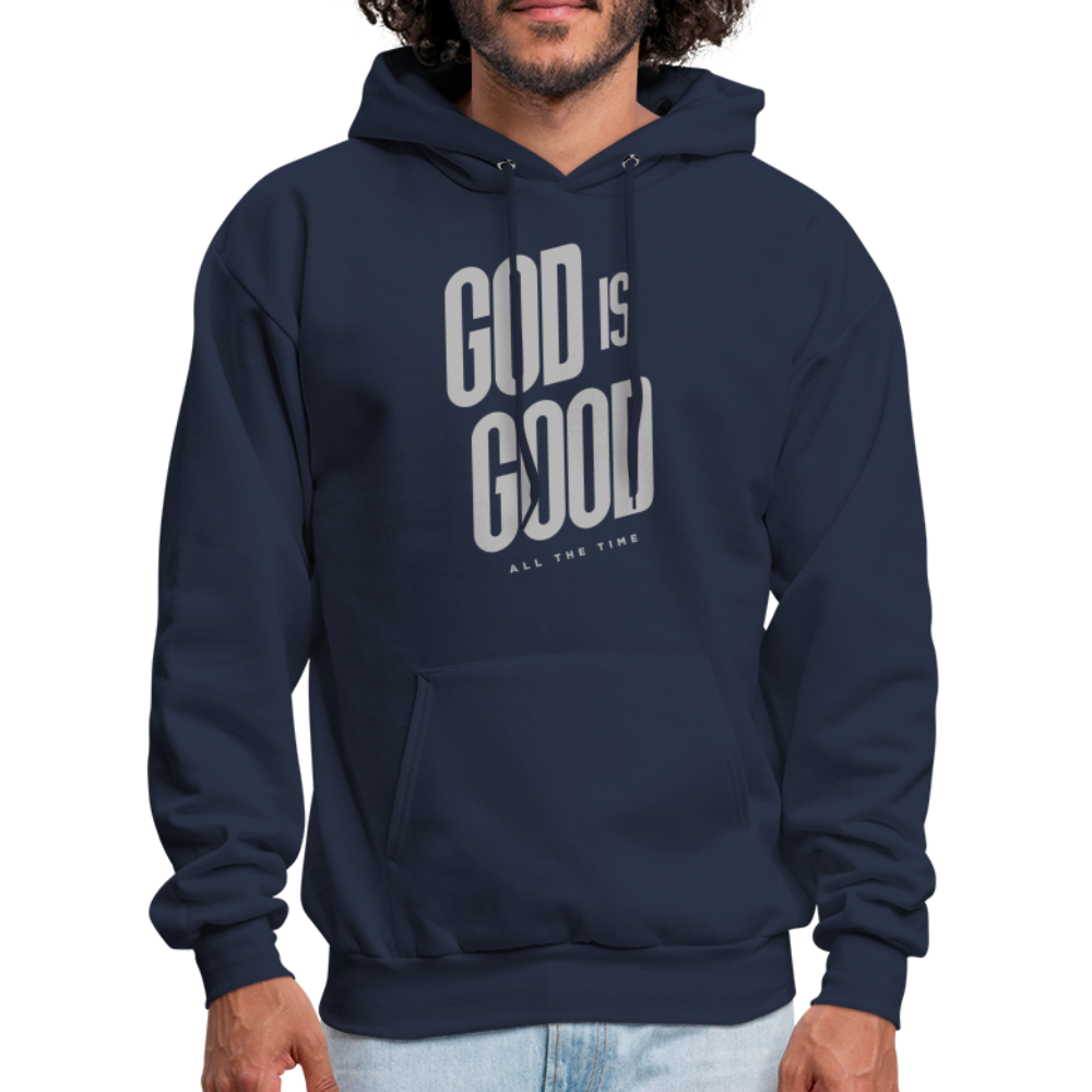 God is Good Men's Hoodie - navy