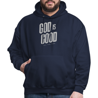 God is Good Men's Hoodie - navy