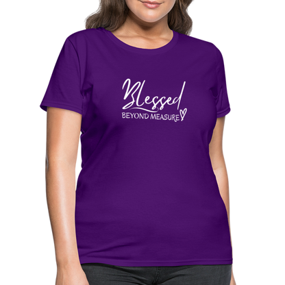 Blessed Beyond Measure Shirt - purple