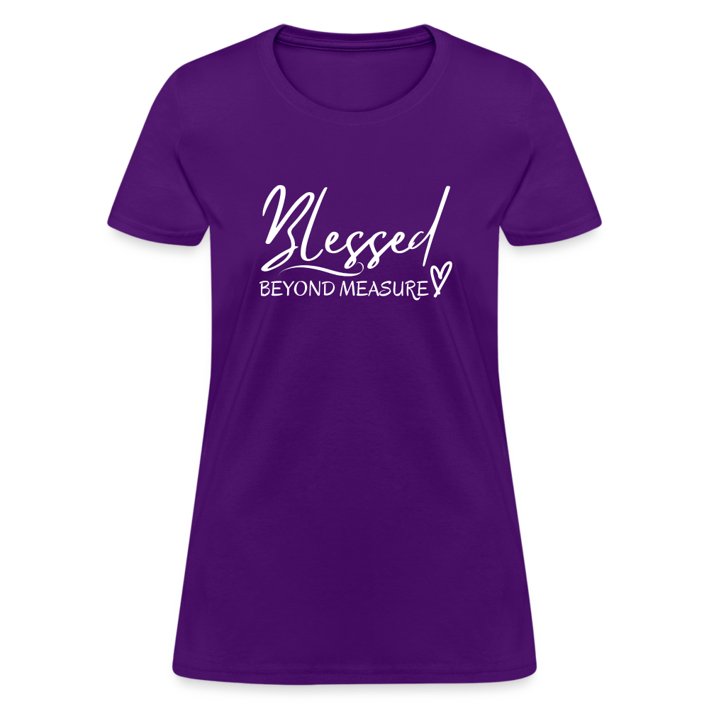 Blessed Beyond Measure Shirt - purple