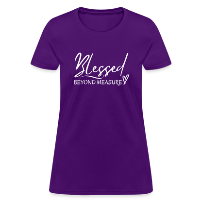 Blessed Beyond Measure Shirt - purple