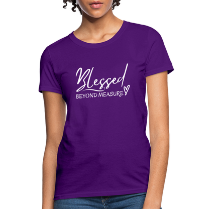 Blessed Beyond Measure Shirt - purple