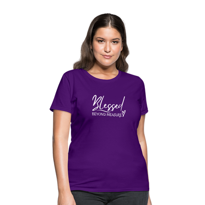 Blessed Beyond Measure Shirt - purple