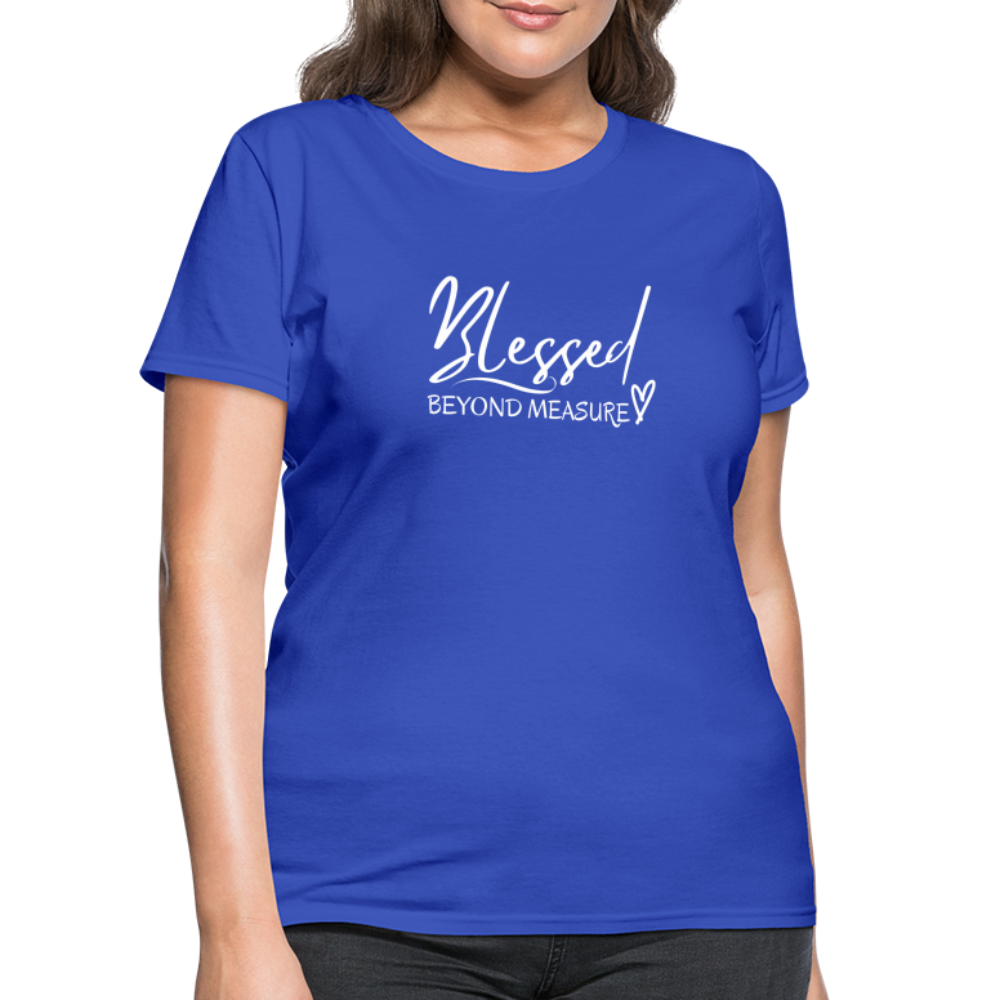 Blessed Beyond Measure Shirt - royal blue