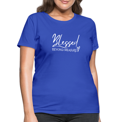 Blessed Beyond Measure Shirt - royal blue