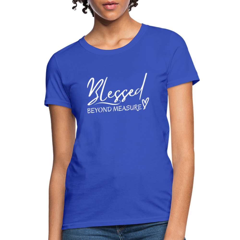 Blessed Beyond Measure Shirt - royal blue