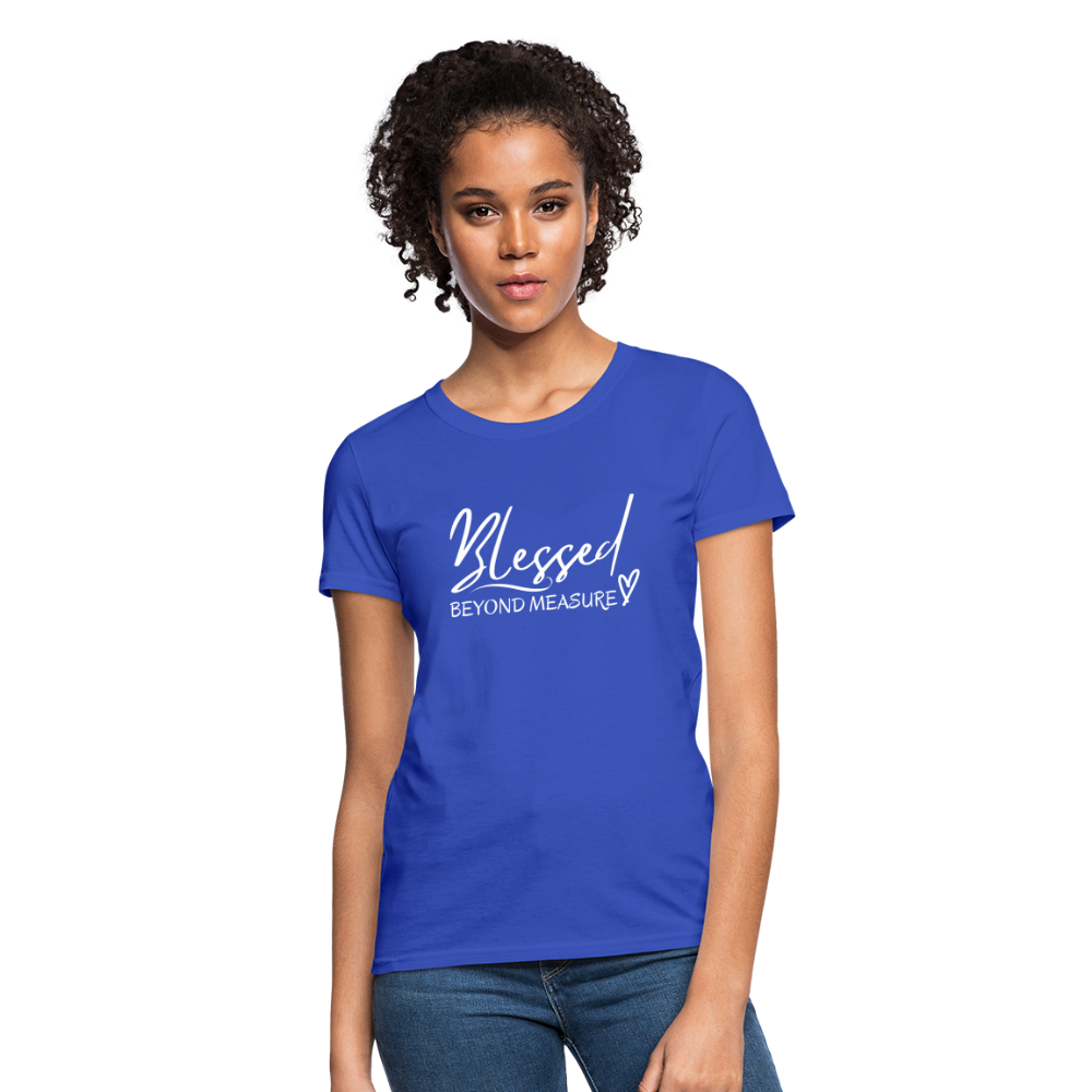 Blessed Beyond Measure Shirt - royal blue